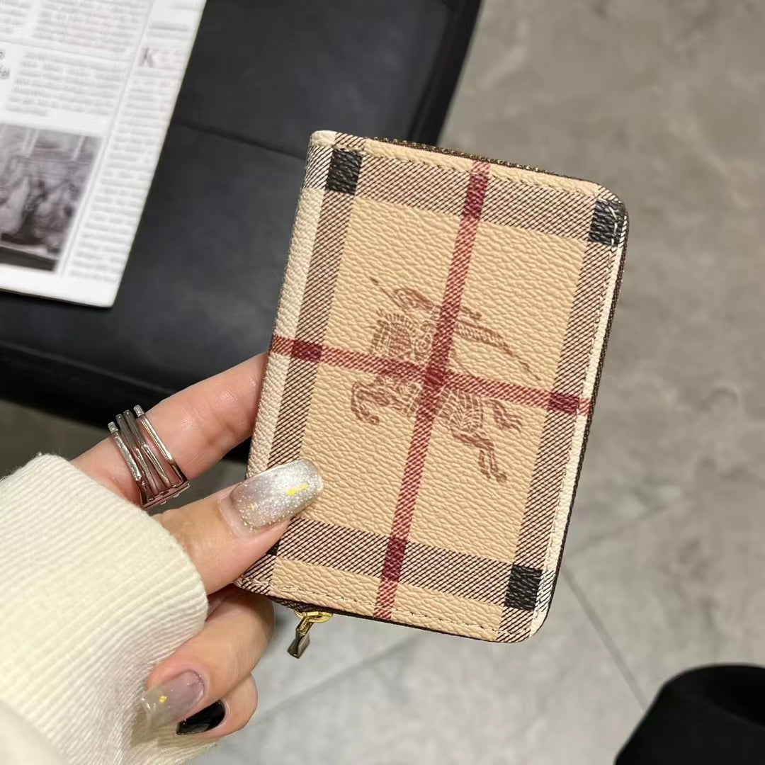 Luxury Monogram Zipper Wallet Collection – LV, GG, and BBR