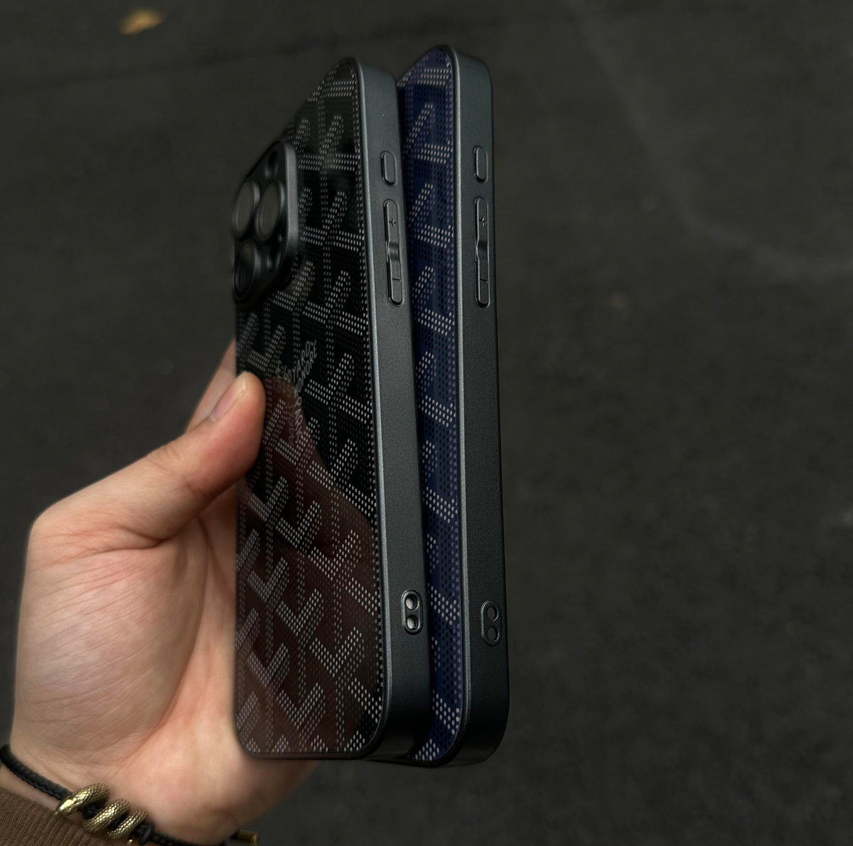 G-Y Luxury Geometric Monogram iPhone Case