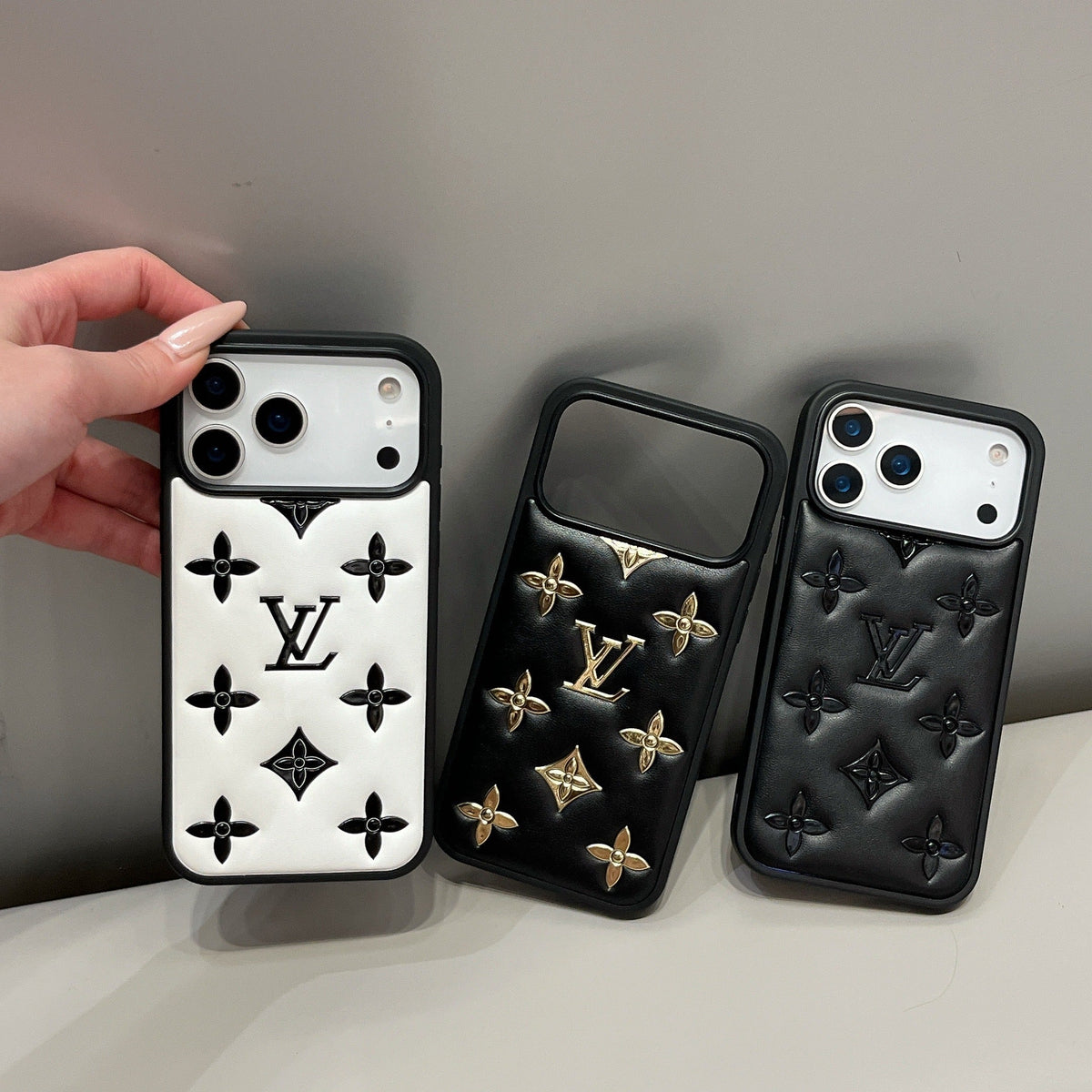 Luxury 3D Embossed Designer iPhone Case