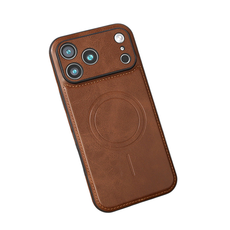 High-Quality Imitation Leather MagSafe Case