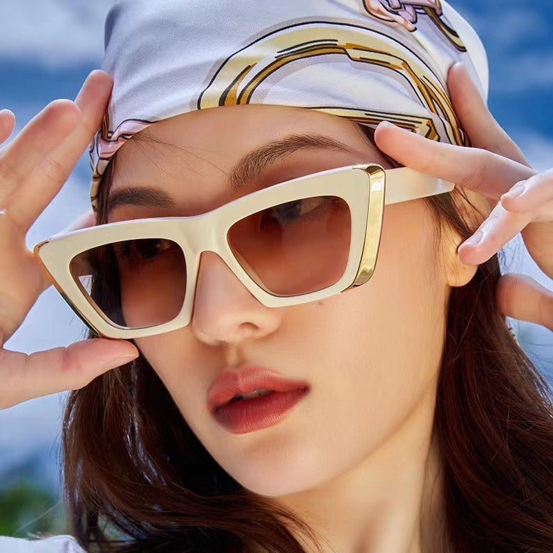 Fashionable Cat Eye Sunglasses--s2