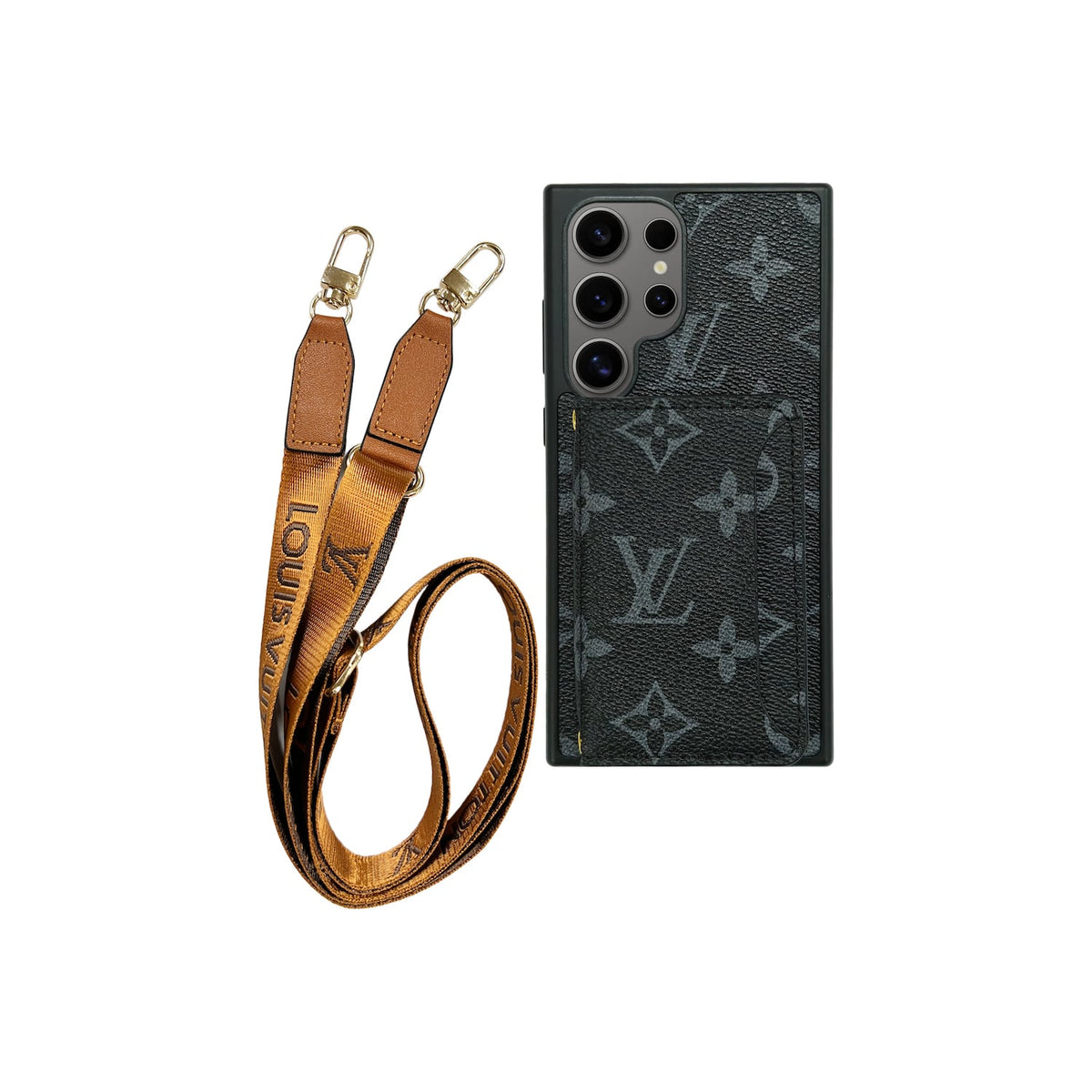 Cardholder x Lanyard Signature Black Case | Samsung