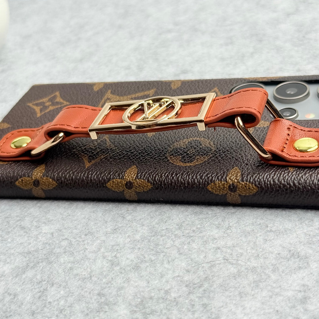 LUXURY BRAND STRAP HOLDER CASE FOR SAMSUNG GALAXY